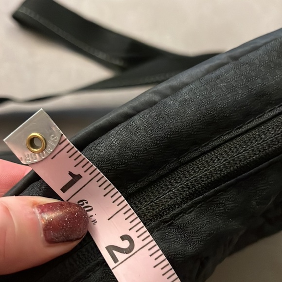 SHERPANI black quilted crossbody handbag purse with RFID Pocket - Picture 5 of 9